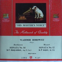 His Master's Voice : Horowitz - Beethoven, Mozart